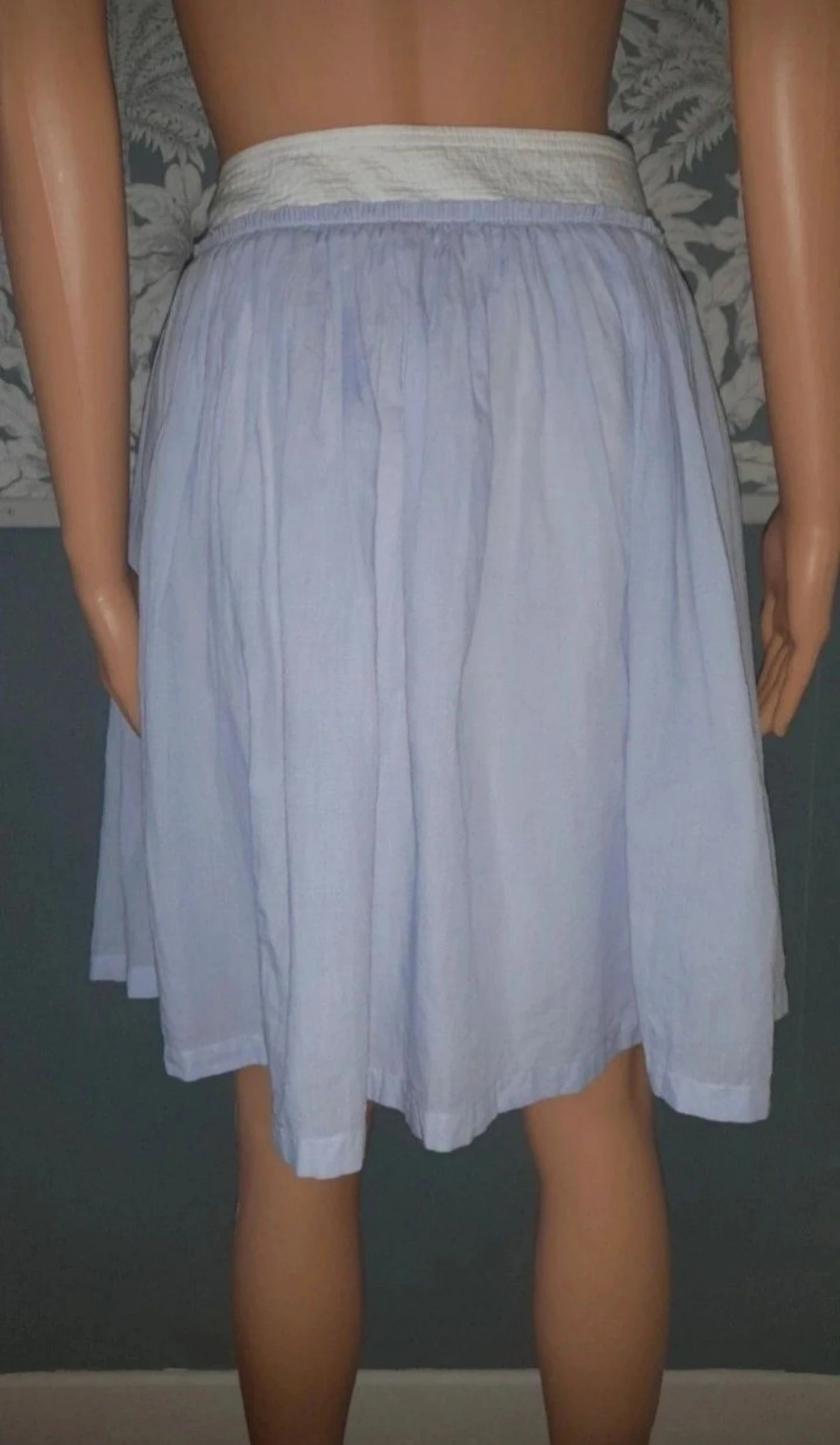 Falda Tara Jarmon azul talla 38 – photo 8